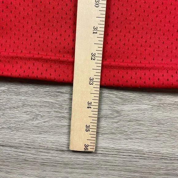 Vintage Michael Jordan Jersey Mens 3XL Red Nike Chicago Bulls 90s NBA Basketball - Picture 12 of 12